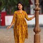 Kesariya - Cotton Printed Pleated Dress