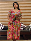 Fishy Printed Maxi Dress (Feeding Friendly)