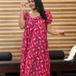 Minnie Mouse Printed Cotton Frock (Feeding Friendly)