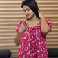 Minnie Mouse Printed Cotton Frock (Feeding Friendly)