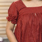 Red Polka Cotton Homewear (Feeding Friendly)