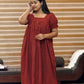 Red Polka Cotton Homewear (Feeding Friendly)