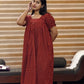 Red Polka Cotton Homewear (Feeding Friendly)