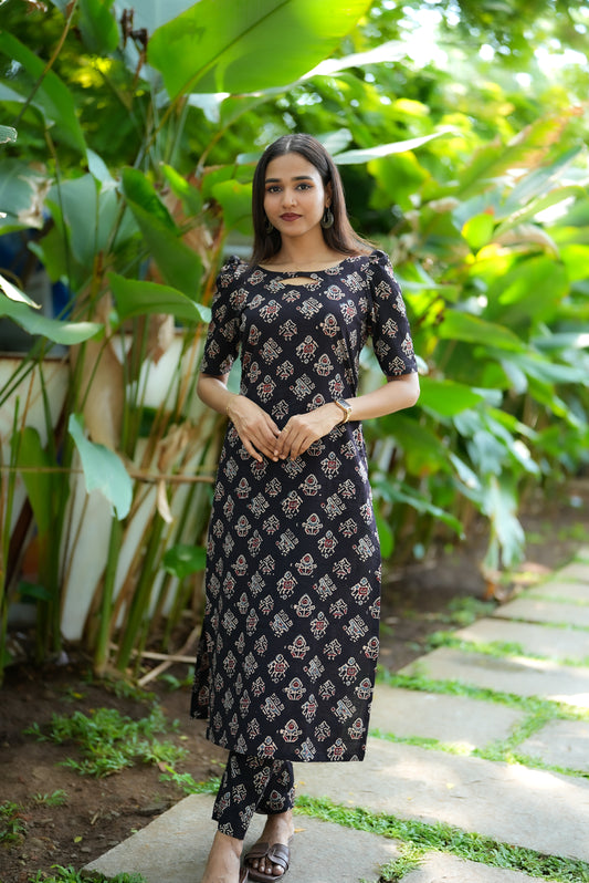 Designer Ajrakh Patola Print Set