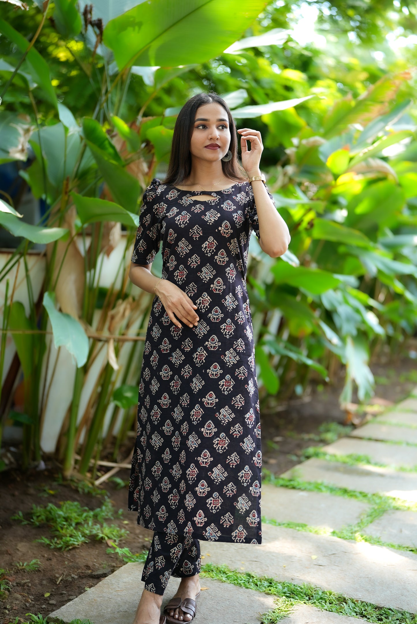 Designer Ajrakh Patola Print Set