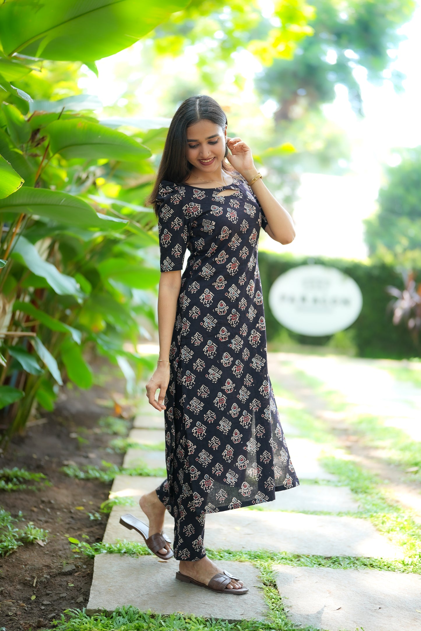 Designer Ajrakh Patola Print Set