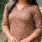 Safari Dress - Soft Cotton Printed Dress