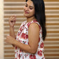 Pomegranate Printed Pleated Homewear (Maternity Friendly)