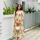Cherry Dress - Cotton Tiered Dress