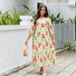 Cherry Dress - Cotton Tiered Dress