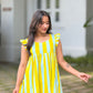 “LEMONY” Striped Short Kurti