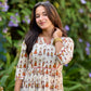 “Tribally Dress”- Cotton Flared Aline Dress