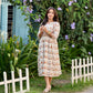“Tribally Dress”- Cotton Flared Aline Dress
