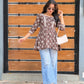 AHANYA - Cotton Peplum Top
