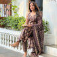 “Brownie” Cotton Halter neck Set with Dupatta