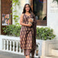 “Brownie” Cotton Halter neck Set with Dupatta