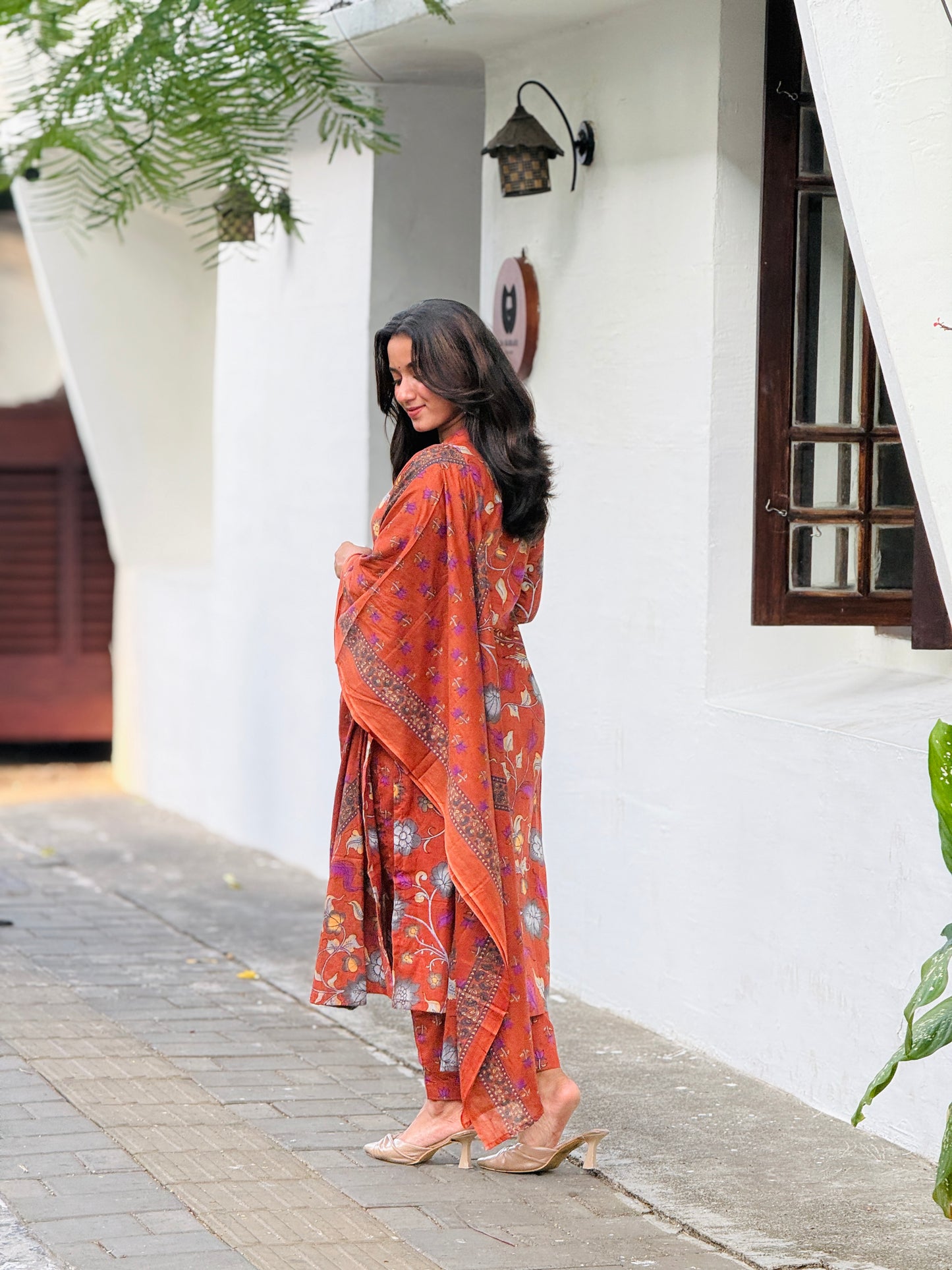 MOHINI - Cotton Kurta with Dupatta