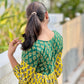 MAYA - Cotton Double Tone Pleated Dress