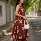 “Brickish” Cotton Kurta Set