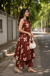 “Brickish” Cotton Kurta Set